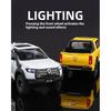 1/24 Alloy Die-cast Great Wall Cannon Pickup Truck Model Simulation Sound and Light Pull Off Road Vehicle Toy Collection Ornaments for Boys Gifts