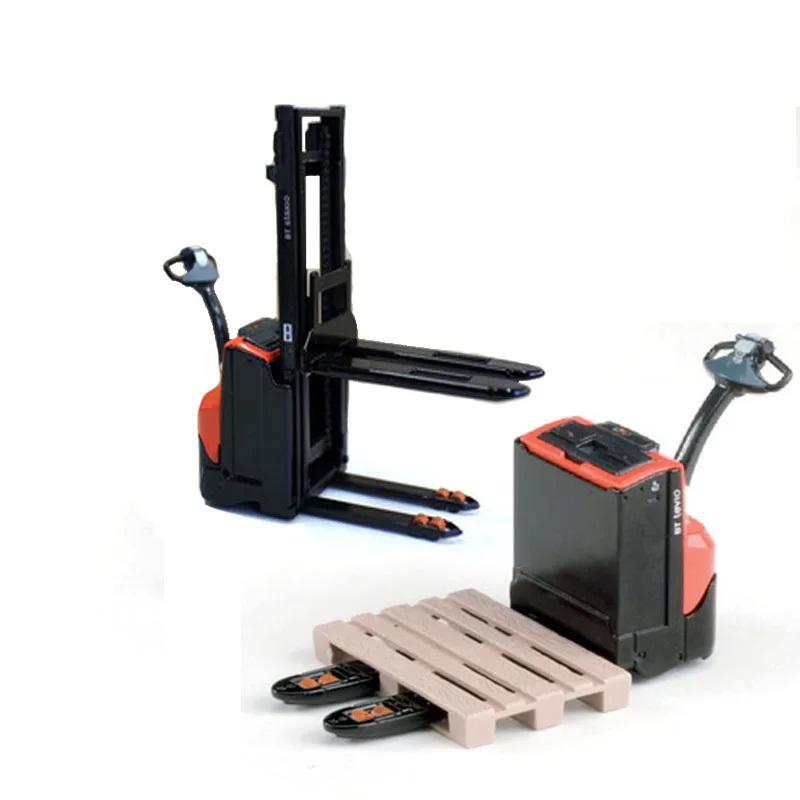 1/24 scale BT Staxio alloy forklift model transport cart pallet truck alloy car metal toys gift display show fans collection