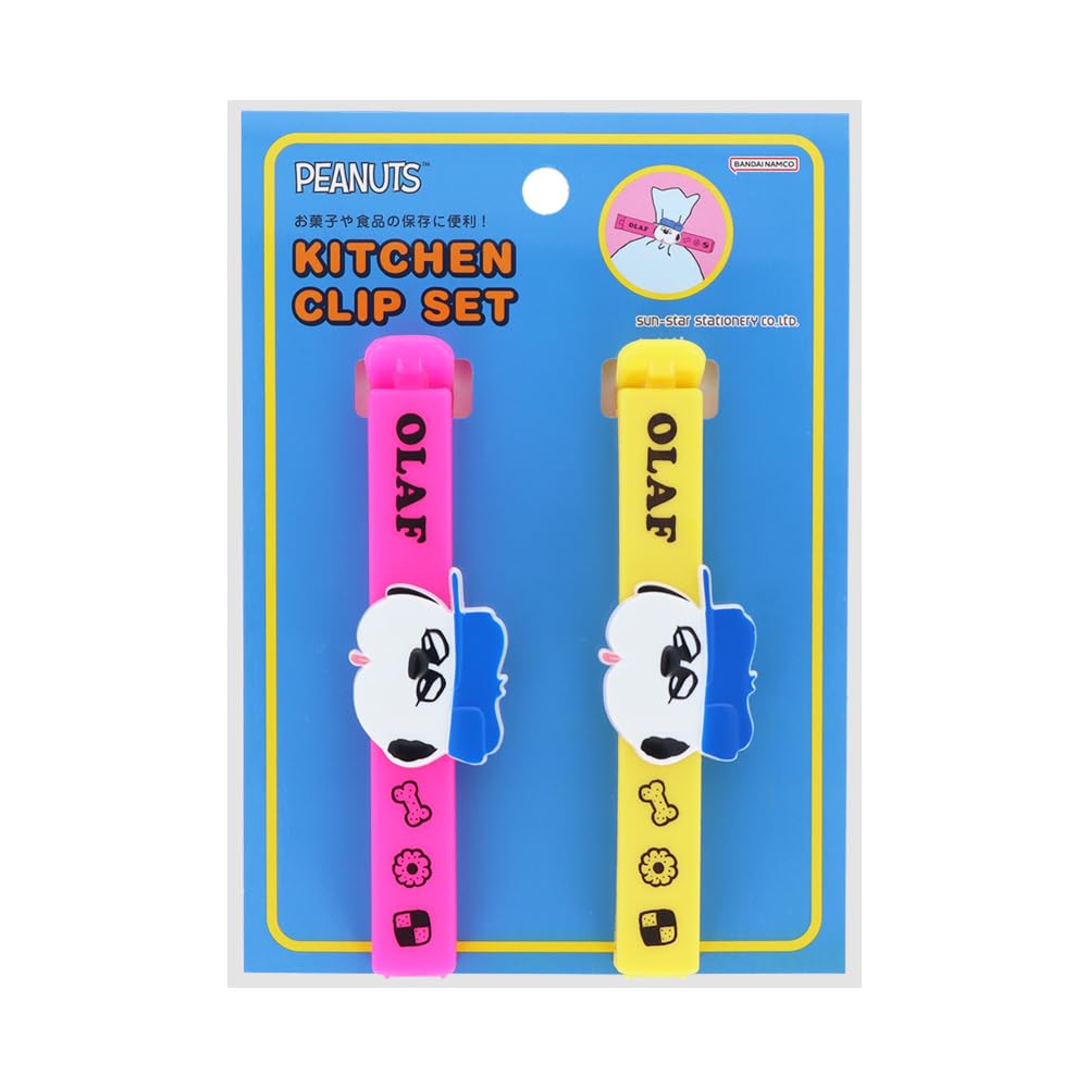 

Канцелярские товары Snoopy Kitchen PEANUTS Petit Collection S3625010 Sun-Star Зажим, Олаф,