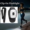 Rechargeable LED Running Lights Super Bright Clip-on Flashlight  Outdoor Hiking