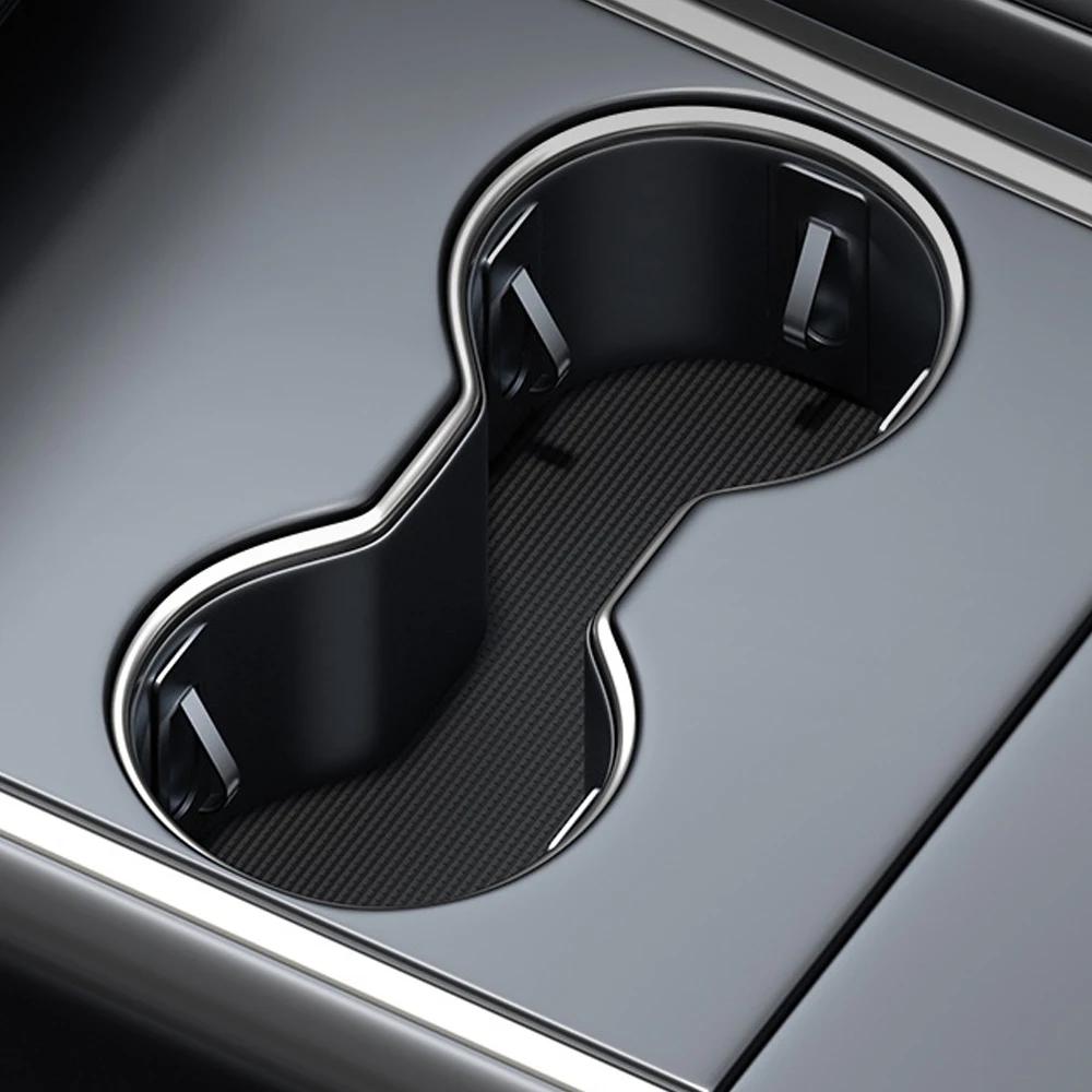 Car Cup Holder Limiter Fixing Clip Self-adhesive Universal Auto Water Cup Slot Limit Pad Car Bottle Console Slot Slip Limiter