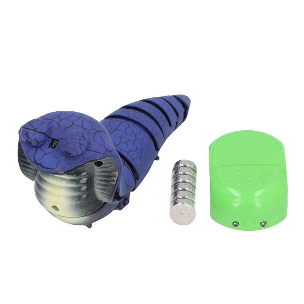 Remote Control Snake Prank Tool Realistic RC Smart Sensing Snake Toy Funny Moving for Kids Blue