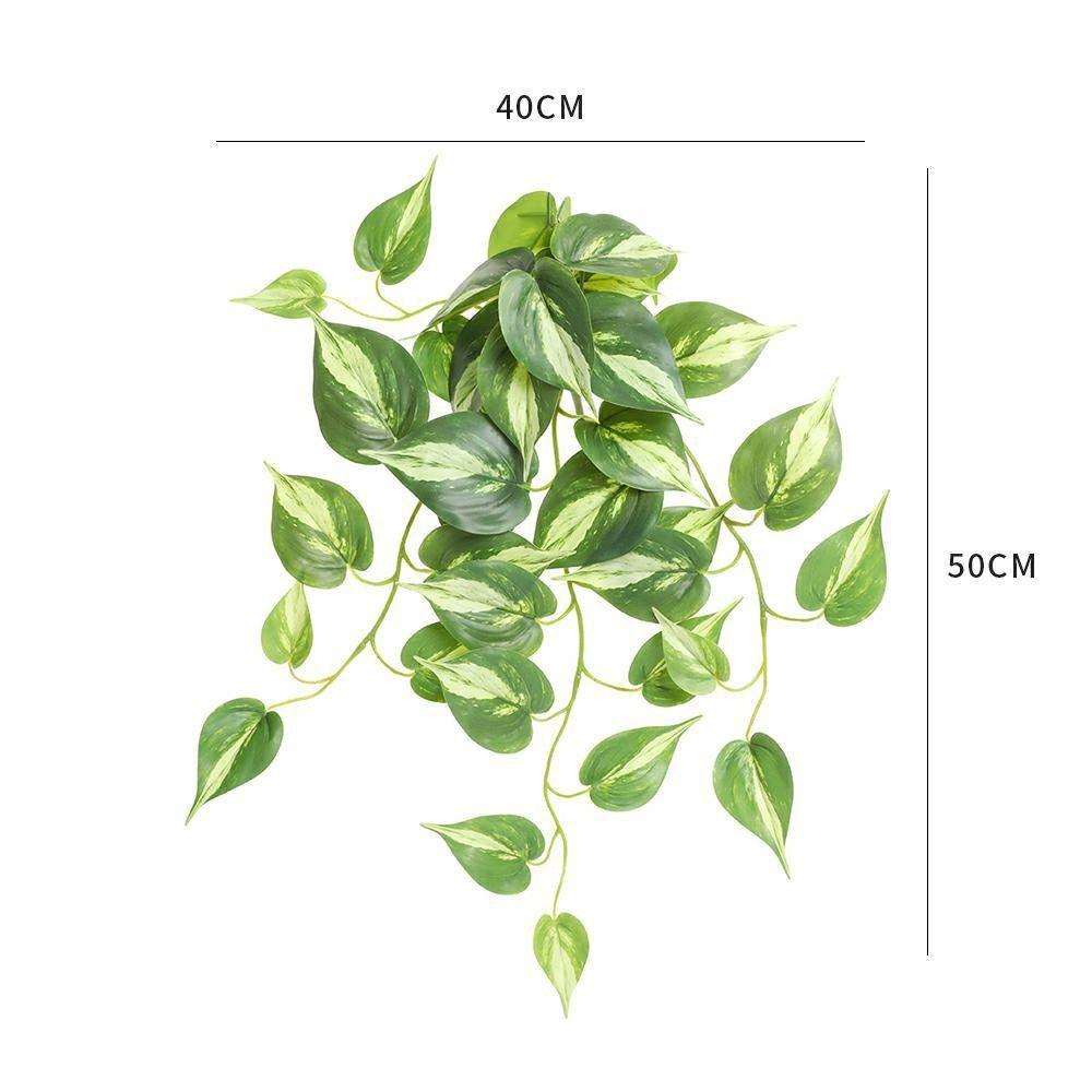 Green Simulated Green Vines Desktop Ornament Faux Grass Lifelike Artificial Plant  Wedding Party