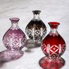 Japanese Edo Kiriko Sake Set Carved Glass Sake Cup And Decanter Luxury Sakeware