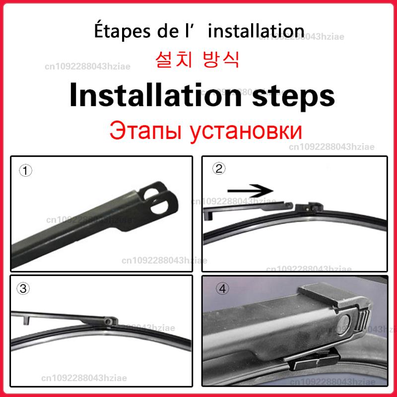 Wiper Front Wiper Blades For LAND ROVER DISCOVERY 2 L318 1998 - 2004 Windshield Windscreen Window Rain Brushes 22"+22"