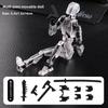 Lucky Doll: 13-Point Articulated 3D Printed Toy, 3rd Gen DIY Stress Relief Figure