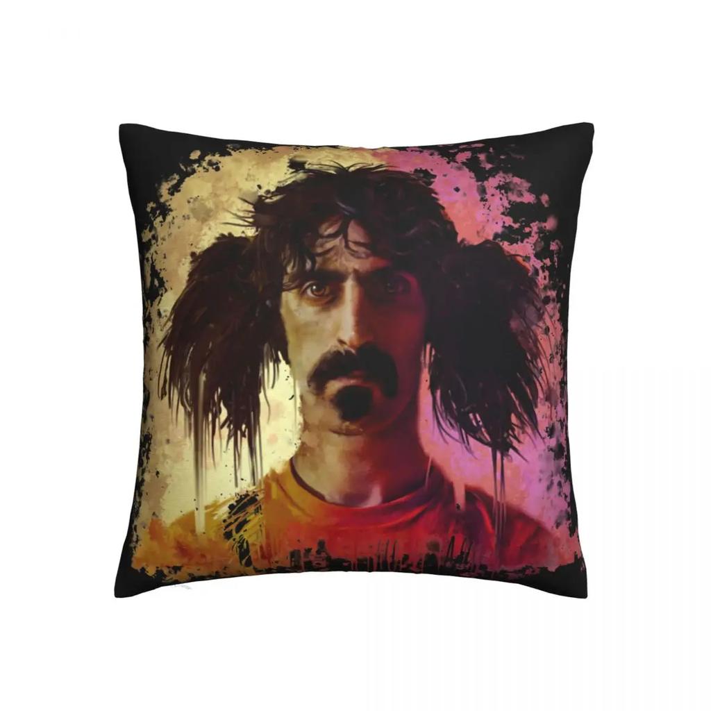 Frank Zappa Music Pillowcase Soft Polyester Cushion Cover Decor Pillow Case Cover Chair Square 40*40Cm