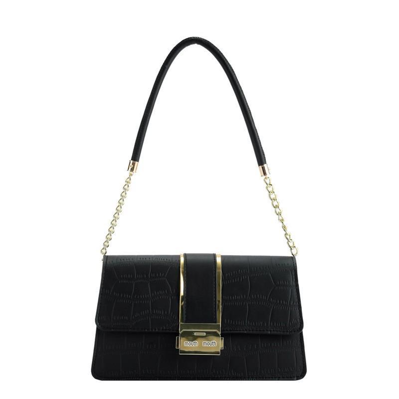 2025 Autumn Retro Minimalist Underarm Women's Shoulder Bag - Stylish Valentine's Day Chain Square Bag