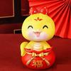 Year The Of Snake Mascot Toy Resin Cake Decoration Doll Room Decorate Gifts