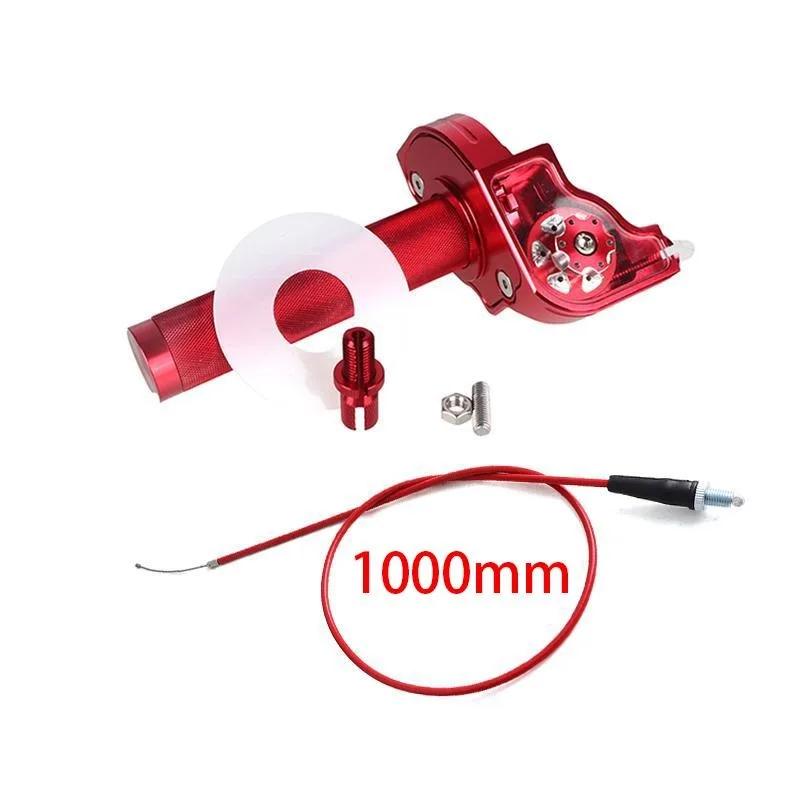 22mm 7/8" Accelerator Throttle Twist Grips with Throttle Cable CNC Aluminum For 50cc-250cc Dirt Bike CRF KLX SSR TTR Quad