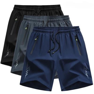 Running Shorts Men Gym Sports Shorts Quick Dry Workout Training Fitness Jogging Short Pants Man Summer Board Shorts