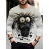 Men's 3D Printed T-Shirt Short Sleeve O-Neck Pullover Casual Top