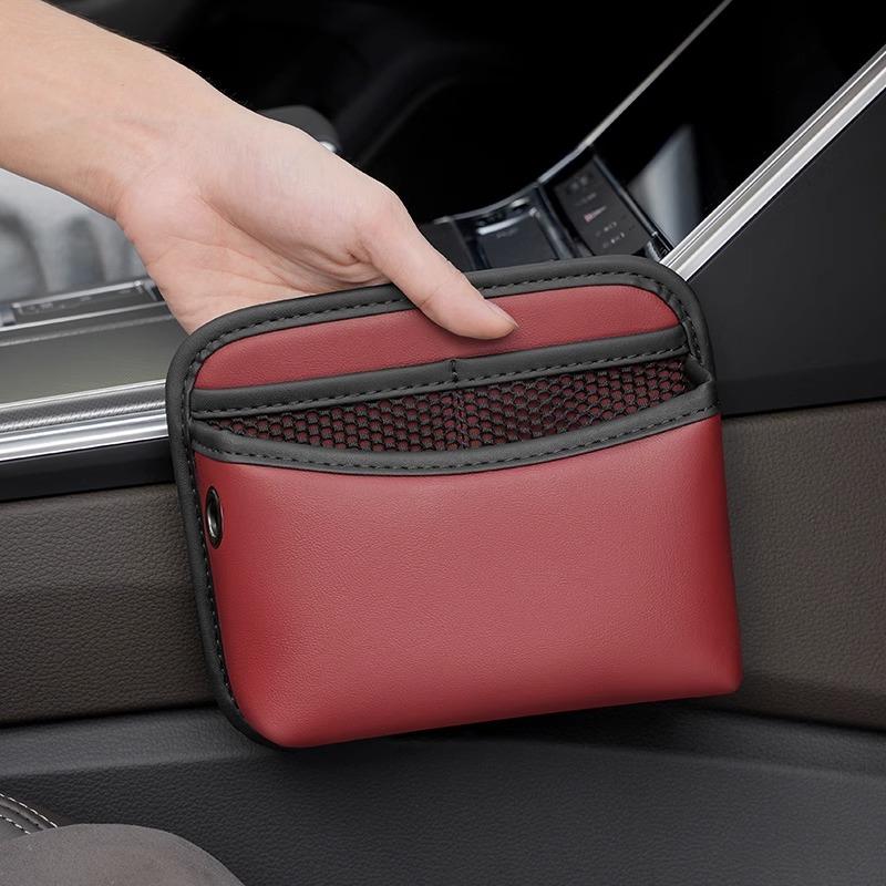 Leather Car Multi-functional Storage Box Organizer Holder For Ferrari Roma Spider 296 488 599 SF90 360 F8 F12 LaFerrari Stradale MQ1