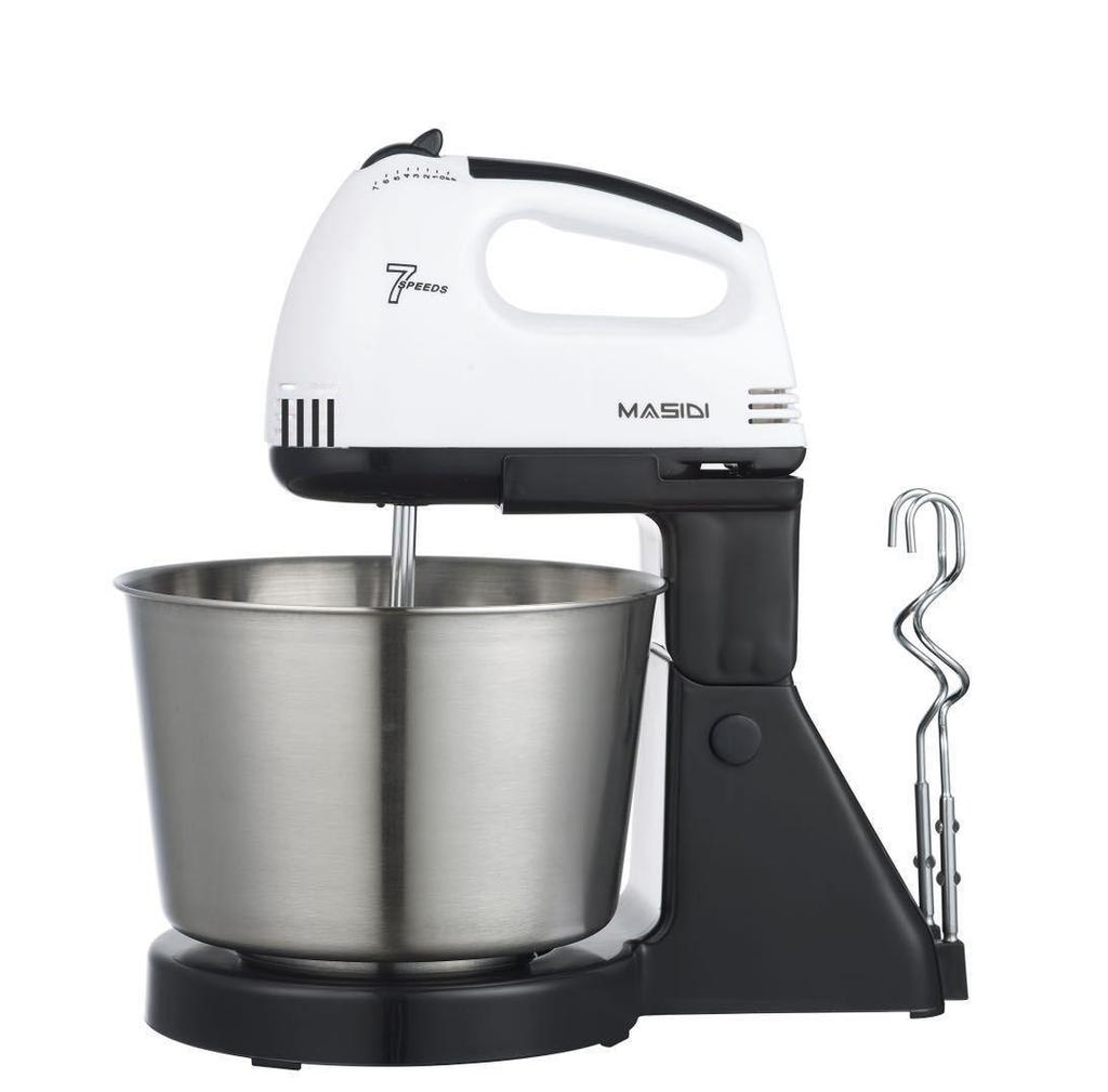 Stainless Steel Electric Egg Beater and Dough Mixer