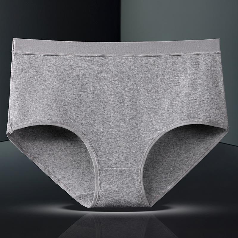 Slip da Donna Taglie Forti Primavera ed Estate Colore Puro Cotone Vita Alta Traspiranti Comodi