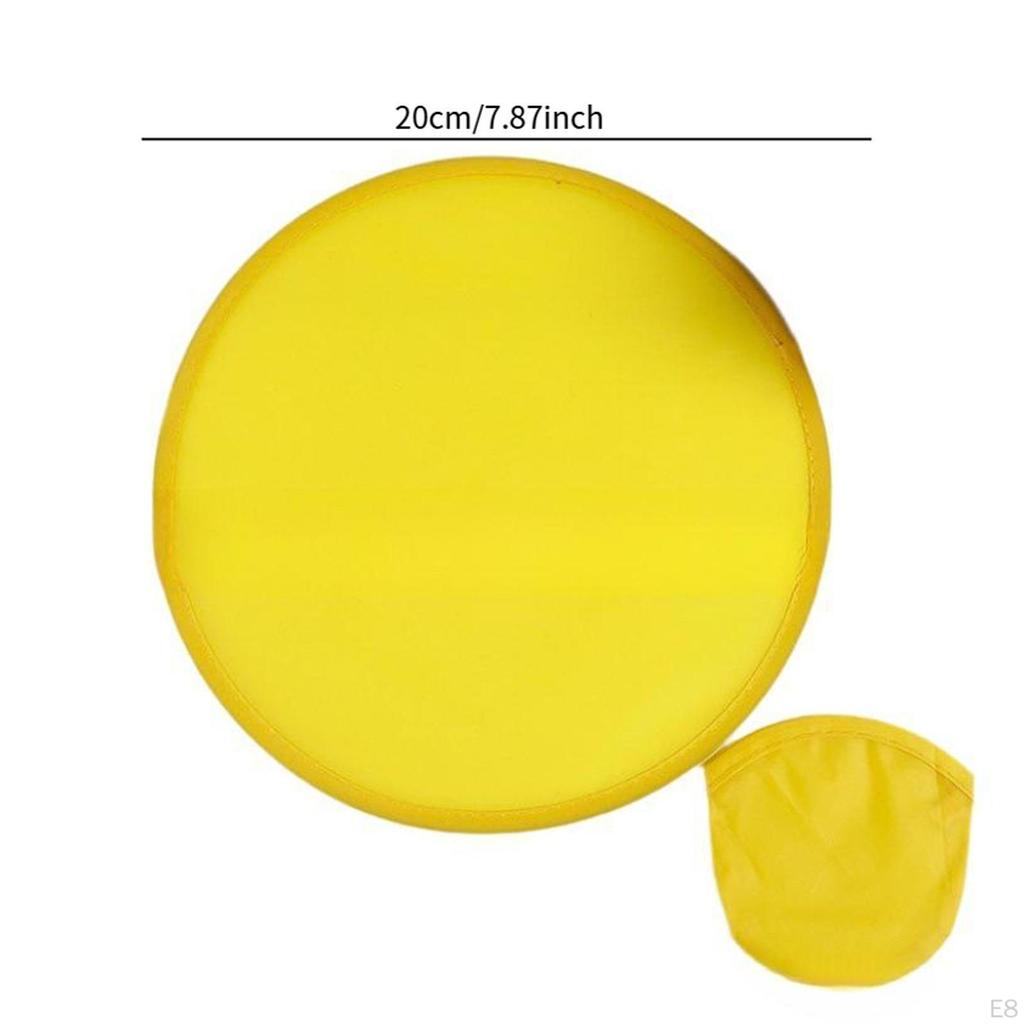 10 Pieces Folding Fan ,Flying Disc Summer, Classic ,Diameter 20 cm, Round Portable for