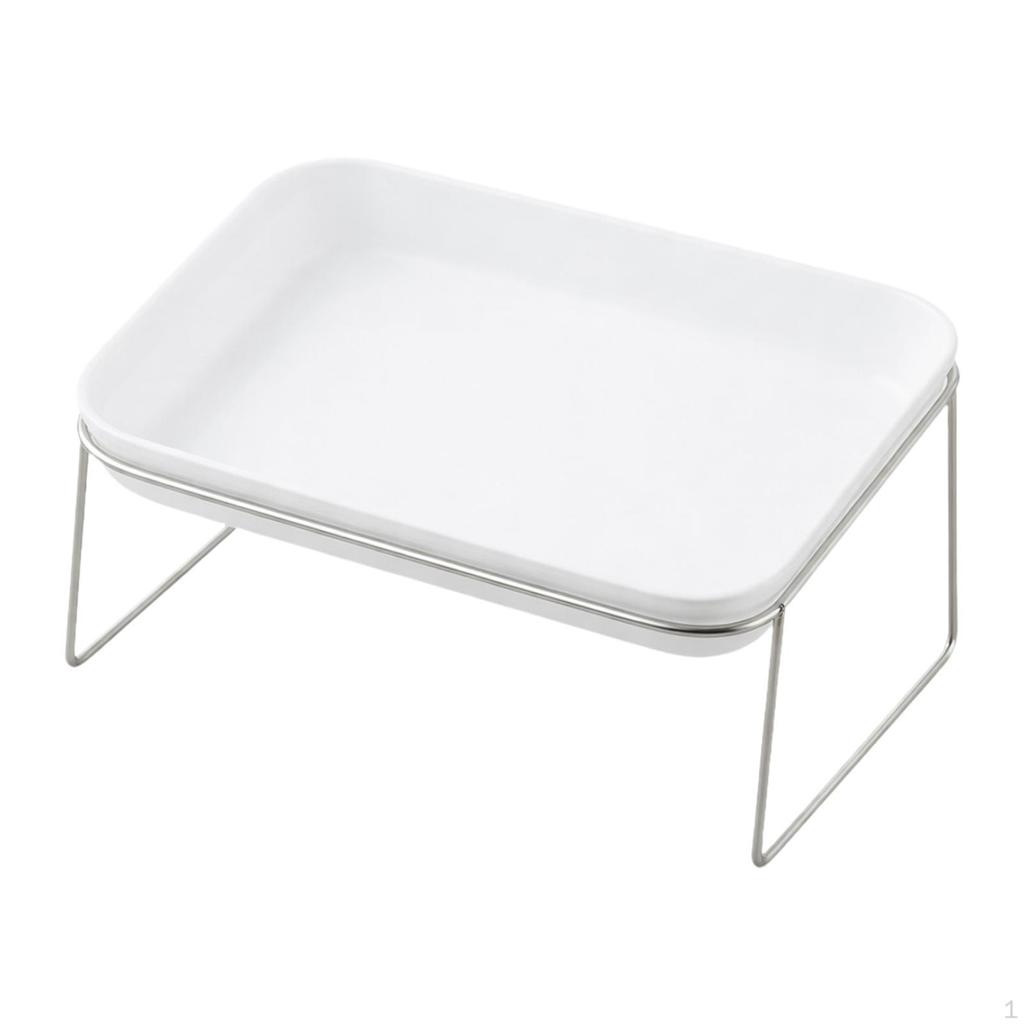 Bowl Easy to Clean Elevated Pet Feeder Raised Cat Food for Small Pets Little Dogs