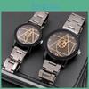 Stylish Round Dial Steel Band Watch Perfect For Couples Casual Wear