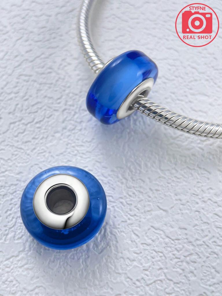 Charm Plata Colored Frosted Bead Bead Charms Copper Plated Fits Charms Copper Genuine Bracelets For Jewellery Crafting DoItYourself Charms