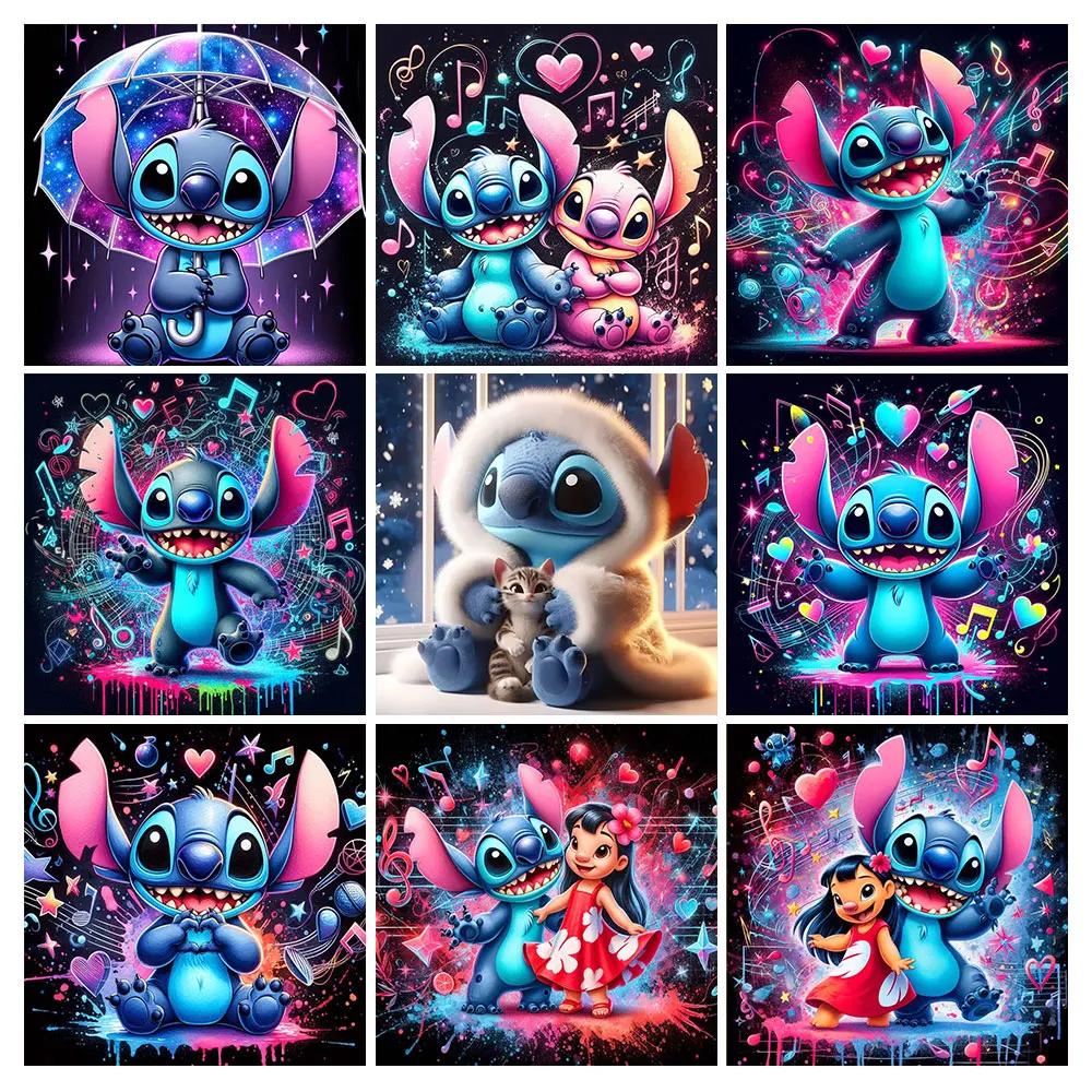 DIY Diamond Painting Stitch Full Diamond Mosaic Cartoon Embroidery Kit Set Wall Decor Handmade Gift