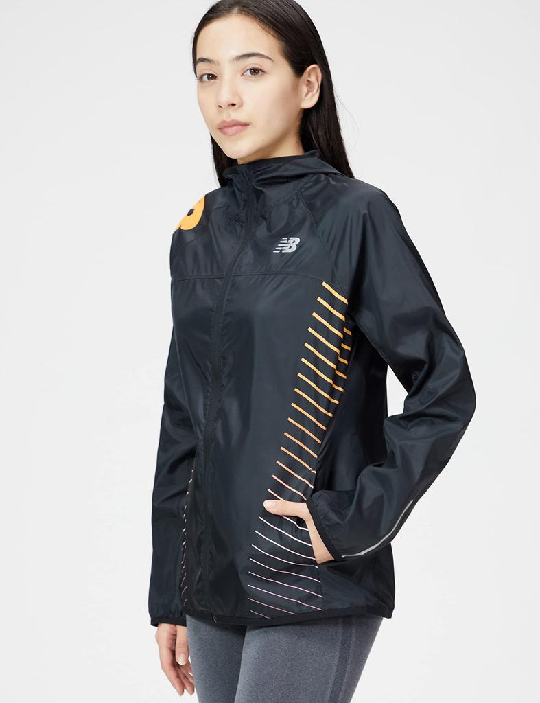 Accelerate Reflective Woven Jacket WJ21227 Black Multi S [New Balance] Women's (BM)