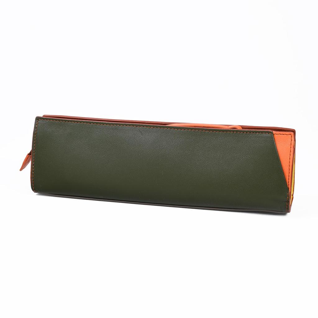 Paul Smith Pen Case for Men Brown Green Yellow Gray Beige Orange 7383 KDECOR 62 Pencil Case Stationery [Used]