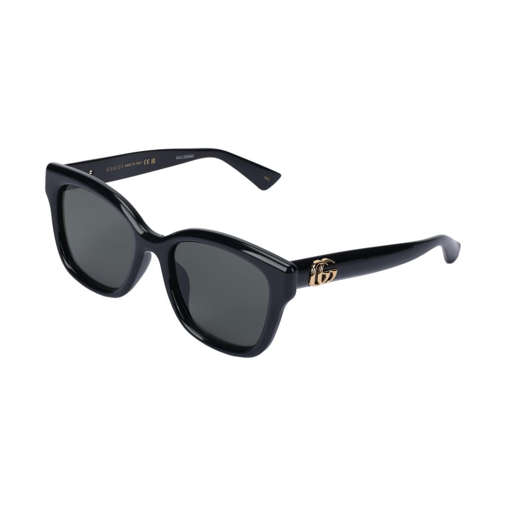 Gucci Decorative Logo Square Sunglasses Women sunglasses Black GG1830SK-001