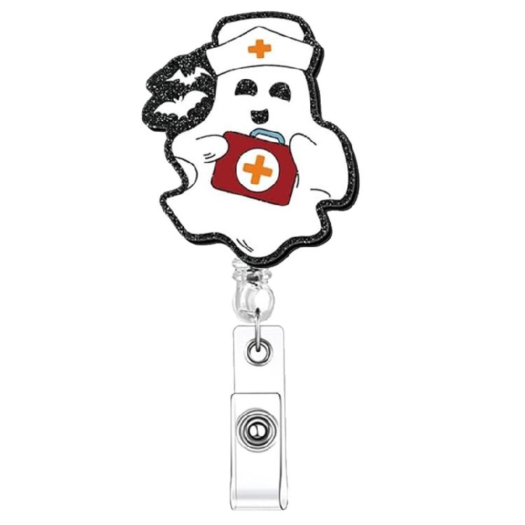 Halloween Deck Retractile Symbol Roll Whirling Clip For IDENTITY Layouts Workplace School Accessories