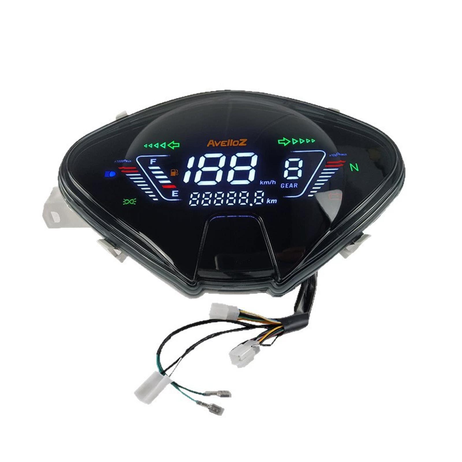 

Motorbike Accessories for Jet 50CC 2013-2022 Motorcycle Digital Speedometer Tacho Meter Instrument Replacement 1