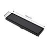 Modern Stainless Steel Metal Siphon Trap Line Easy Clean Shower Trench Built-in Filter Floor Rain Water Drain Cover for Bathroom