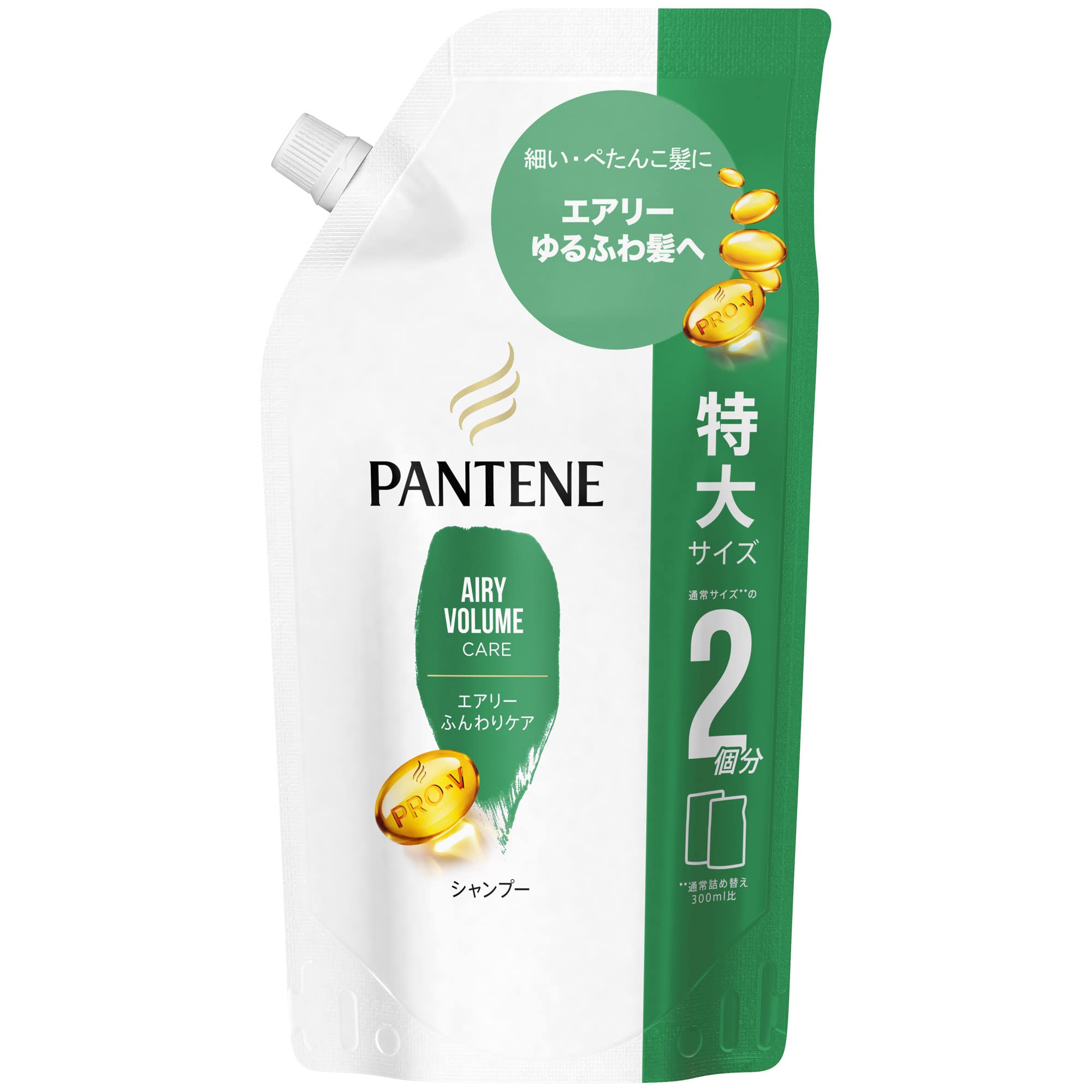 

Pantene Shampoo Airy Soft Care Refill Extra Large 660mL