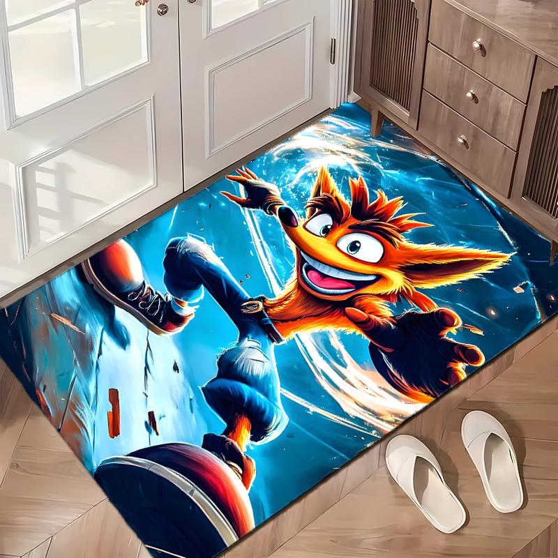 Crash-Bandicoot (14) Büroteppiche geeignet für Wohnzimmer Schlafzimmer Büros und Küchen ein Geschenk für moderne Wohnkultur