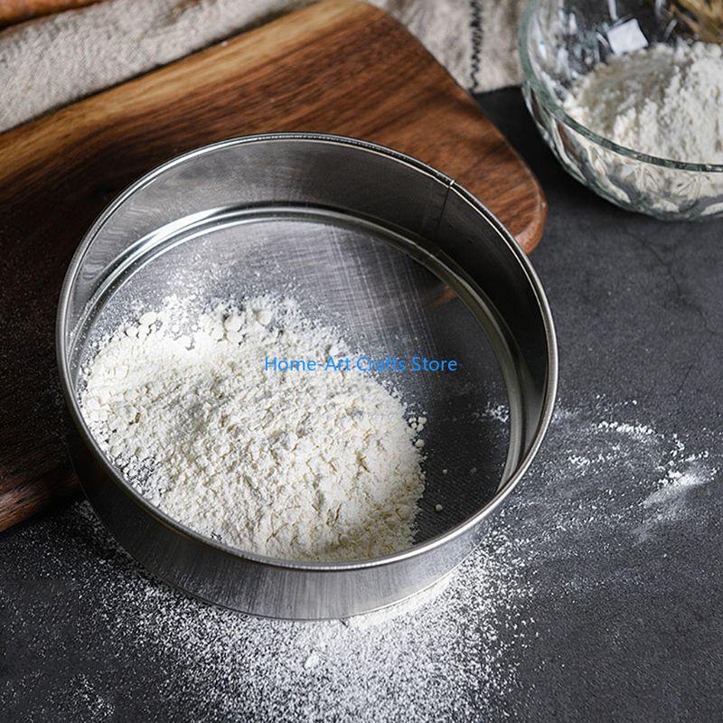 Y3NA Stainless Steel Fine Mesh Oil Strainer Flour Colander Sifter Sieve Cake Baking C