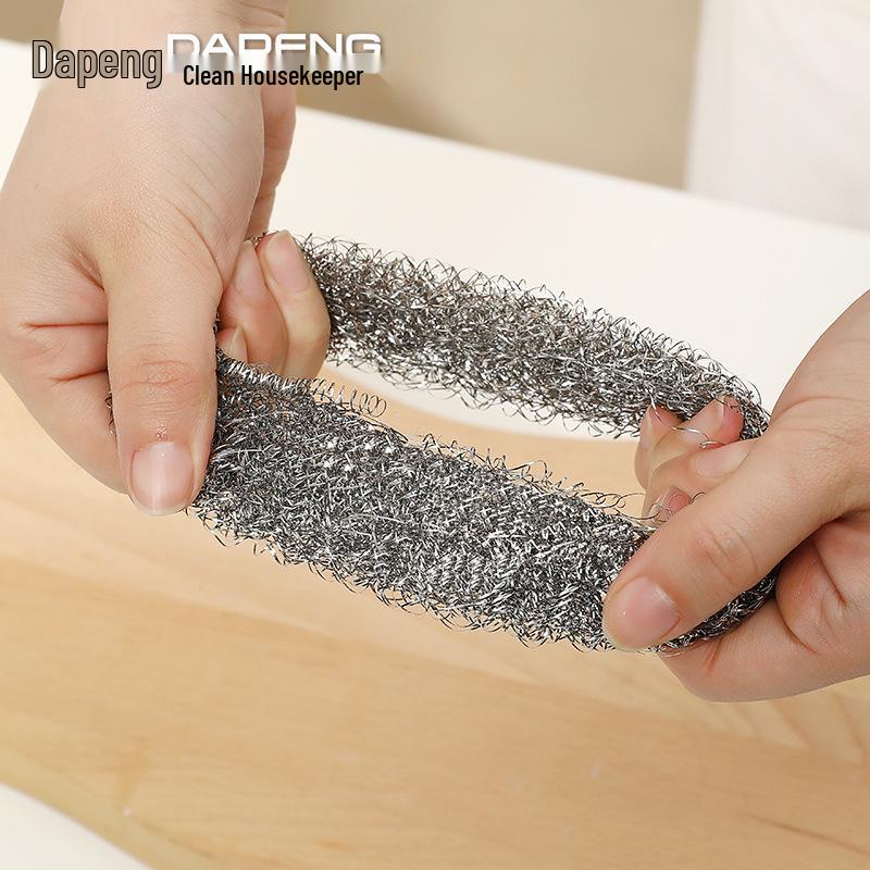 304 Stainless Steel Wire Cleaning Ball - Non-Shedding Stain Remover for Pots and Dishes