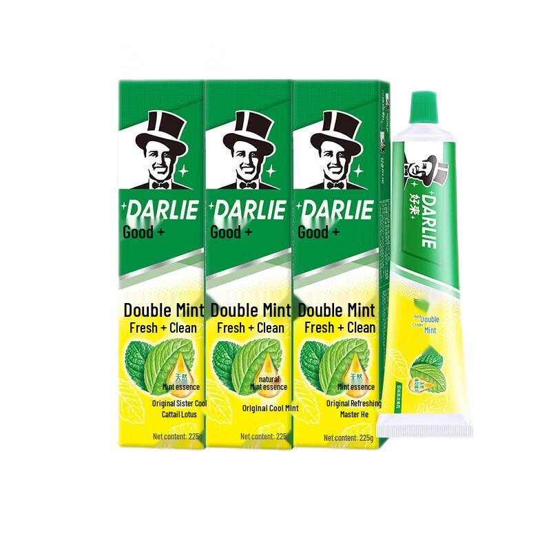 Darlie Double Mint Toothpaste 225g 3-Pack