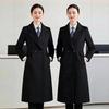 Women's Wool-Blend Mid-Length Professional Overcoat