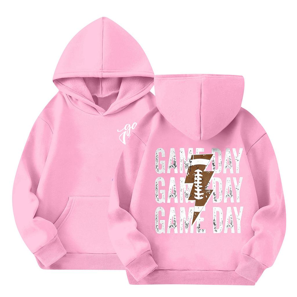 Cute Hoodies For Teen Children Trendy Preppy Hooded Sweatshirts Oversized Long Sleeve Shirts Clothes For Children