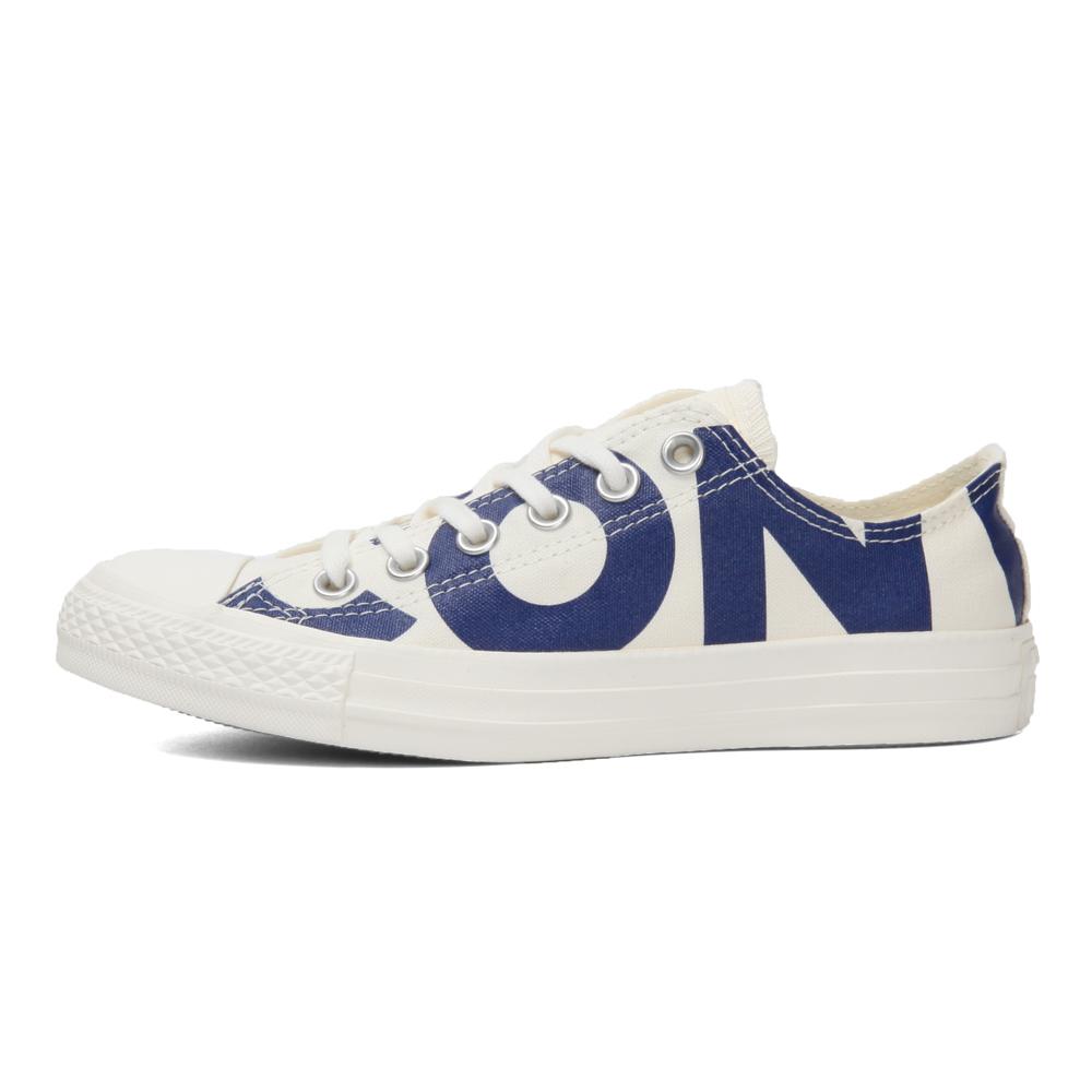 Converse Chuck Taylor All Star Ox Wordmark Unisex Sneakers Blue Natural Egret 159535C