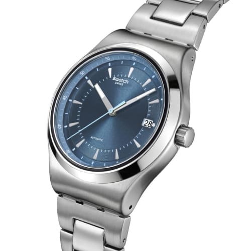 Swatch SHIMMER AT DUSK YIS435G Watch, Gray