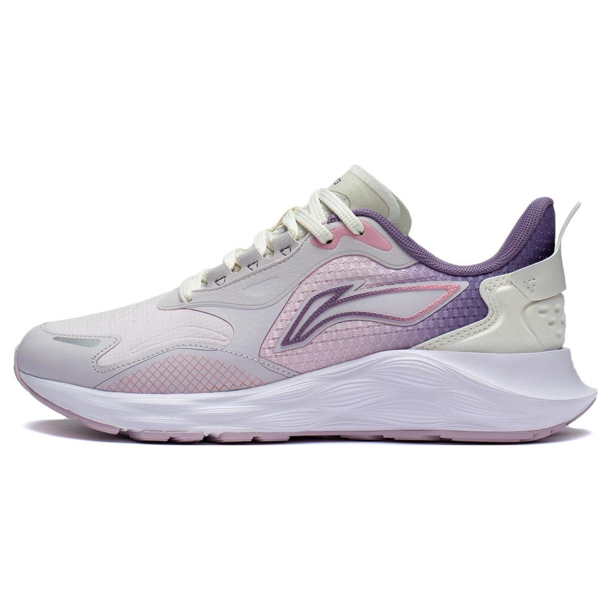 

New LiNing Yufeng Slip Resistant Breathable Rebound Cushioning Low Top Running Shoes Women s Purple Gray ARSS014-4 39