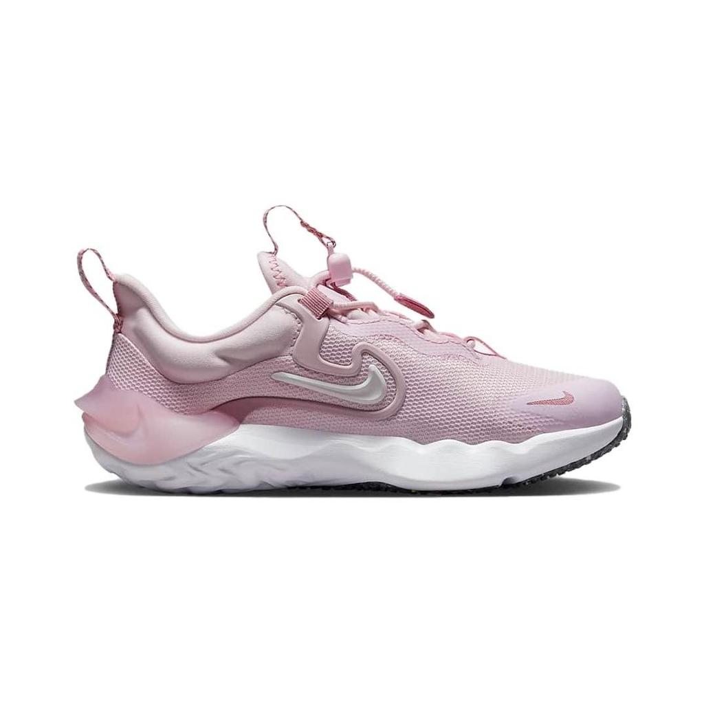 Nike Run Flow PS Pink Foam Kids Sneakers Elemental-Pink White DR0471-600