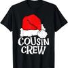 Cousin Crew Family Group Matching Christmas Pajama Party T-Shirt