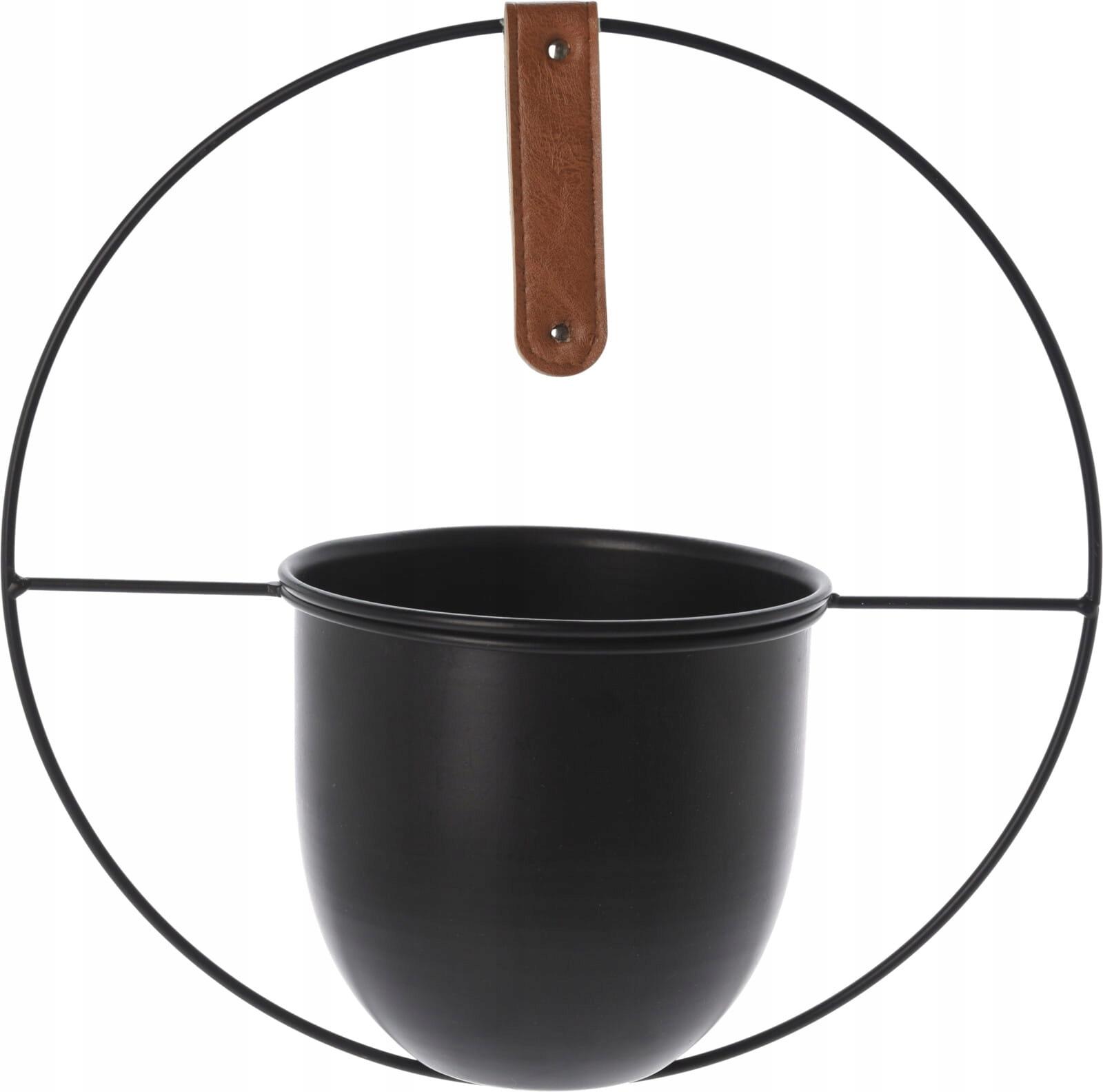 Metall Hängepflanztopf, , 1 Stück 30cm schwarz