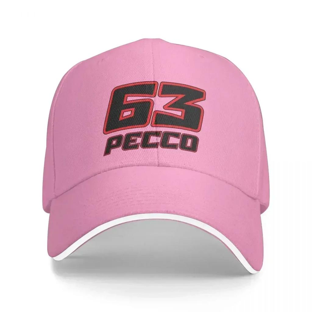 Pecco Bagnaia 63 2022 Basebollkepsar Mode Herr Dammössor Utomhus Justerbar Casual Keps Hip Hop Basebollkeps Flerfärgad