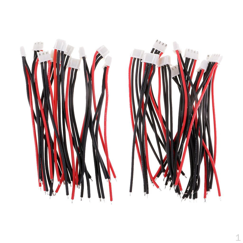 

10cm Silicone JST-XH Balance Cable 22AWG Battery 2S 3S