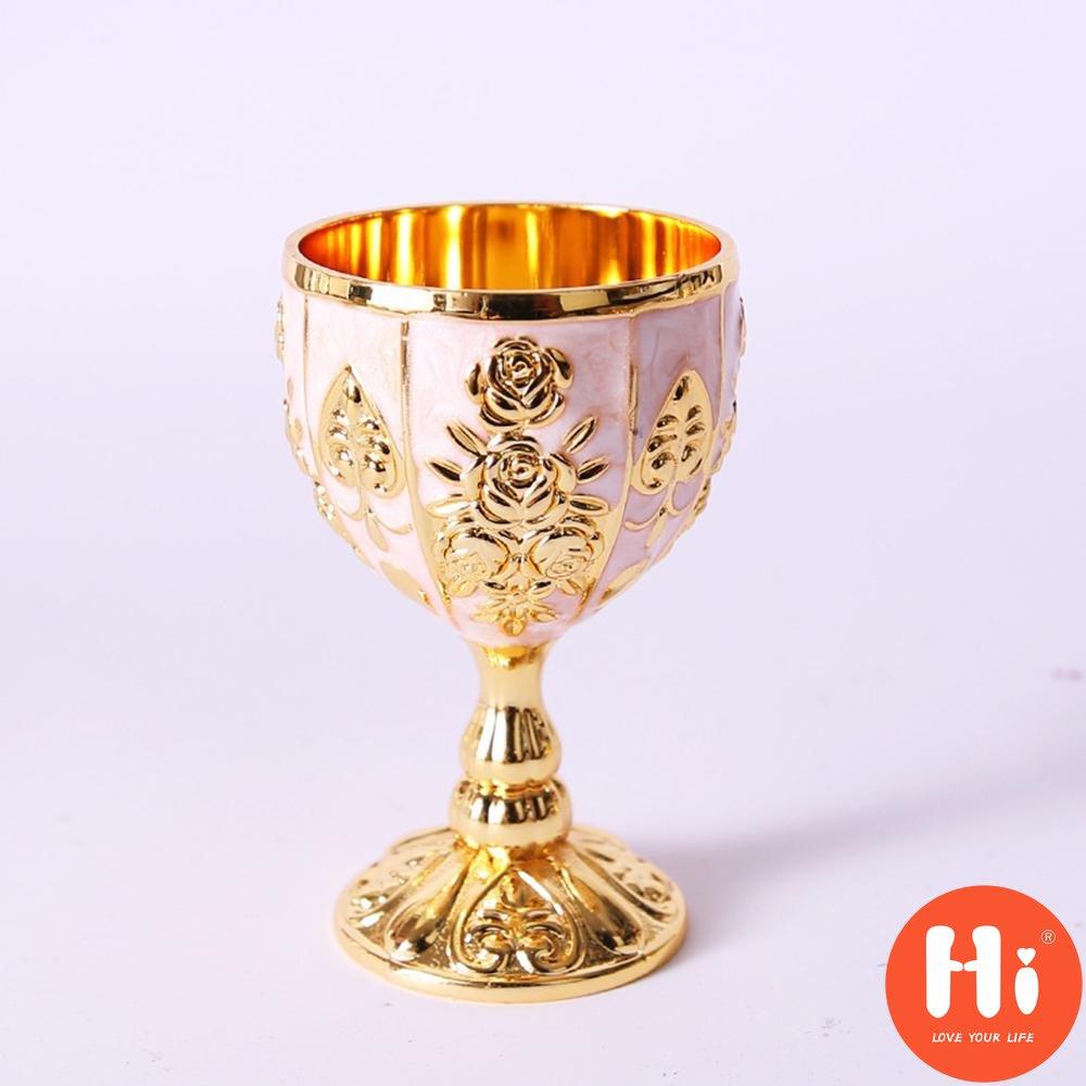 Hi 30ML Retro Creative Small Beverage Wine Cup Gold European Style Home Bar