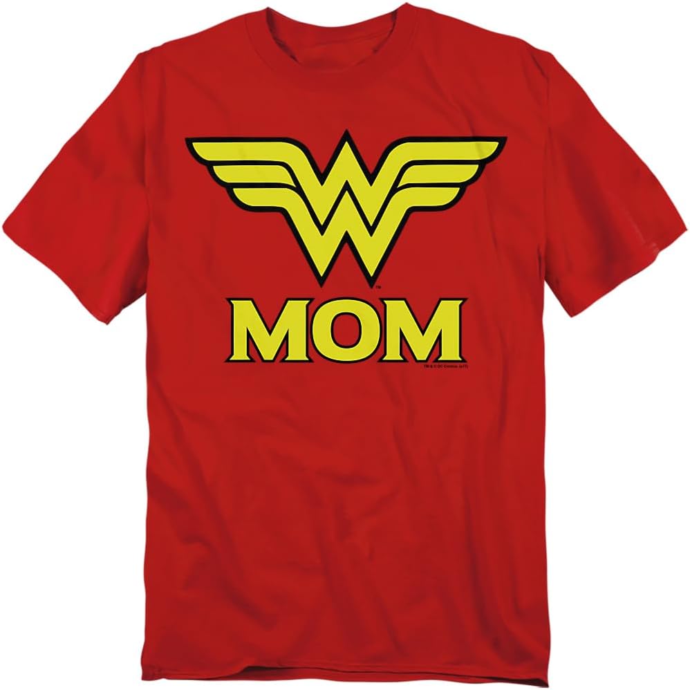 Wonder Woman Wonder Mom Halloween Costume T-Shirt, Red S