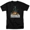 Shadowman Shadow Victory T-shirt Gelicentieerd Stripboek Tee Zwart