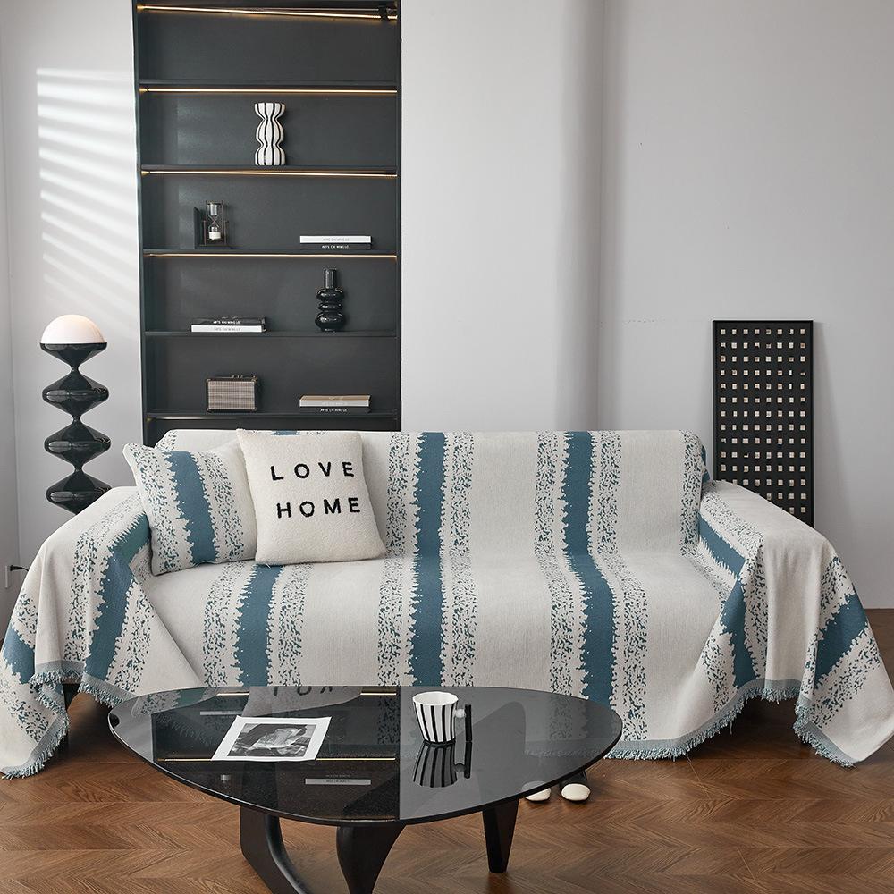 Chenille Sofa Towel, Simple and Modern Four-season Universal Anti-slip One-piece Universal Sofa Cover, Backrest Cover and Back Towel
