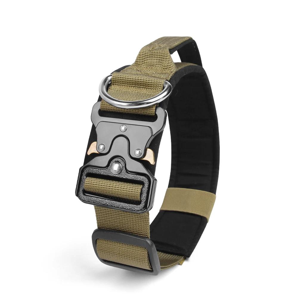 High Quality Big Dog Collars with Metal Buckle Handheld Pet Collar for Medium Large Dogs German Shepherd mascotas Accessories